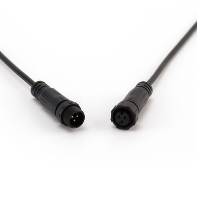 Screw Type Waterproof Plug Connector M12 IP65 Male Female Gender