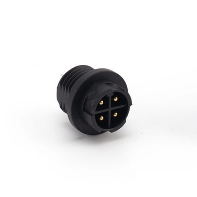 Circular Electrical Through Panel Electrical Connectors 3pin M16 Adapter Type