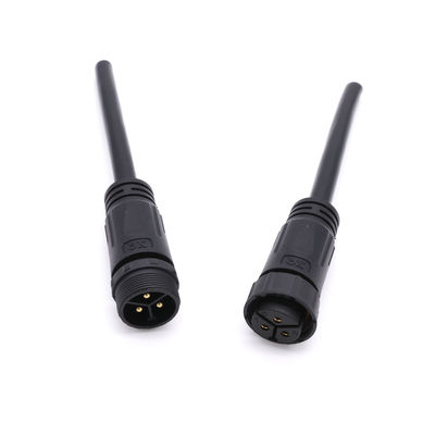 Nylon Waterproof Cable Connector 3Pin M16 10A For Street Light