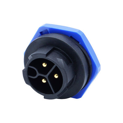 Waterproof M25 4 pin fast push pull 40A connector female plug male socket power connectors