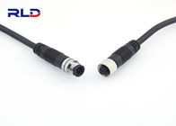 Metal Waterproof DC Plug Male Female Cable Wire Connector Nut Locking