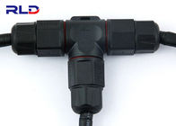 3 Way 3 Pin Waterproof Plug And Socket T Type Assembly Connector