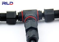2 Pin M16 Waterproof Power Connector IP68 Waterproof Electrical Cable T Connector