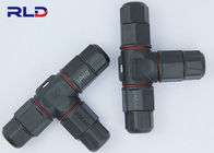 IP68 Strong Waterproof JOINT Solar Cable Connector T type LED Waterproof Power Connector