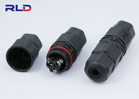 Screw Type Power Cable Wire Electrical IP68 Led Waterproof 2 Pin 3 Pin Plastic Connector