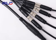 Customizable 2 Pin DC Plug , Waterproof DC Female Power Connector For Outdoors
