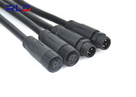 Waterproof Plastic M12 Circular Connector 6 Pin Cable Wire Connector