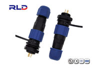 SP13 SP17 Waterproof Electrical Plug Connectors 6 Pin Copper / Copper Alloy
