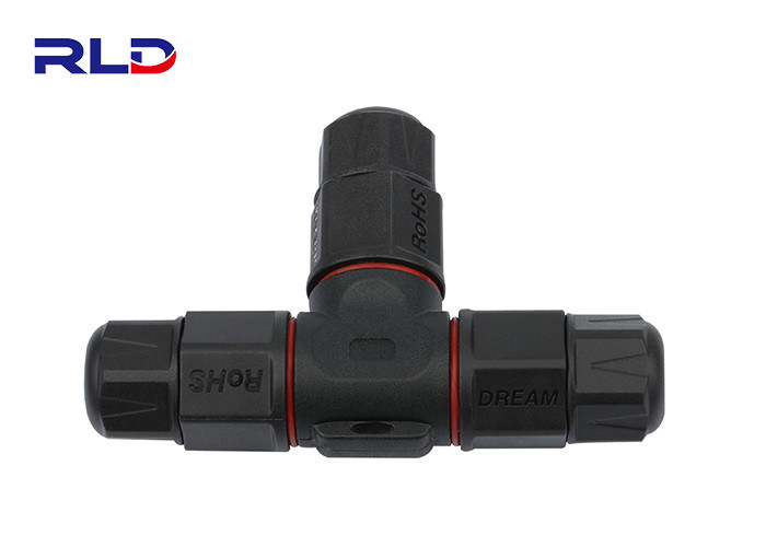 Power Cable Splitter Waterproof AC Connector Waterproof Electrical Connectors
