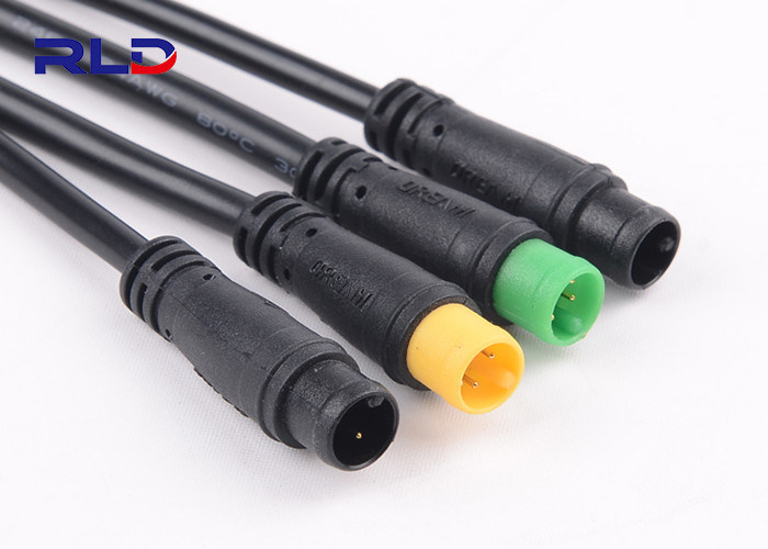 Small Size IP65 Electric Bike Connectors Male Female 2Pin Waterproof