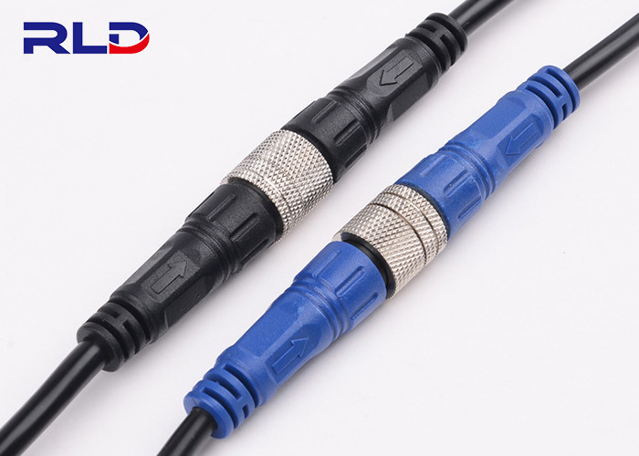 Panel Mount Electrical Round Multi Pin Connectors 3 Pin Power And 9 Pin Signal