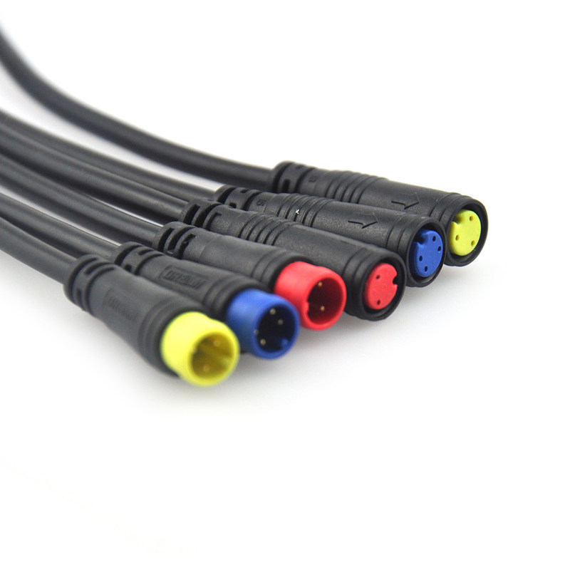 IP65 2 Pin Waterproof Connector Plug , Electric Bicycle Male And Female