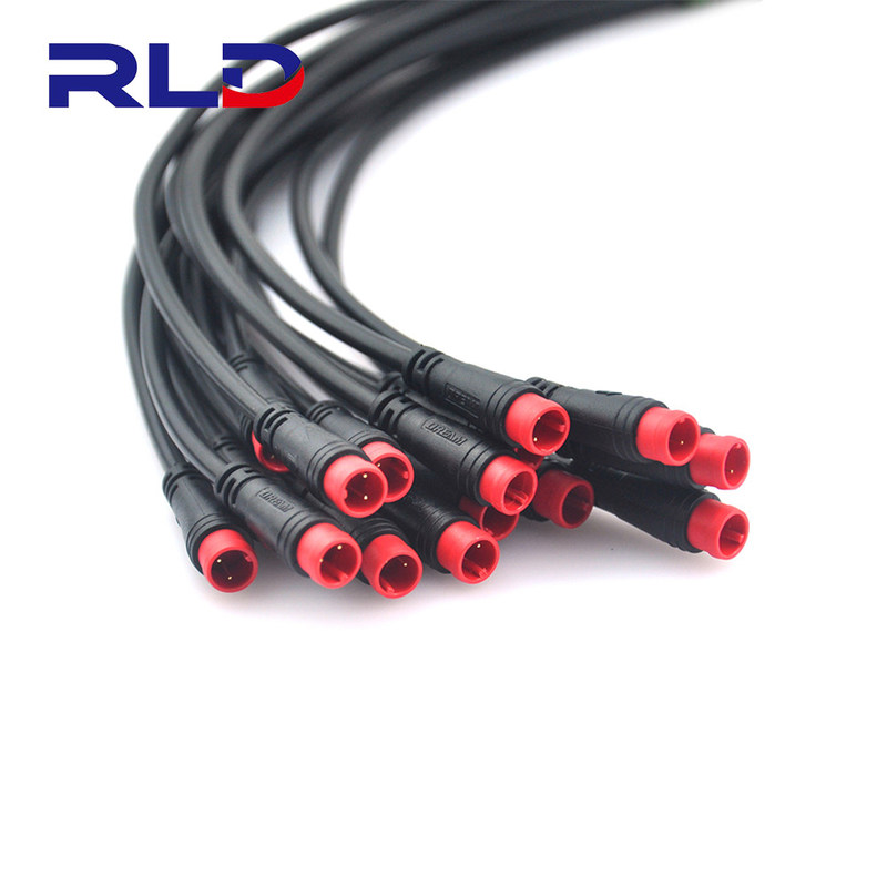 Electric Bike 2Pin Waterproof Plug Male Female IP65 Waterproof