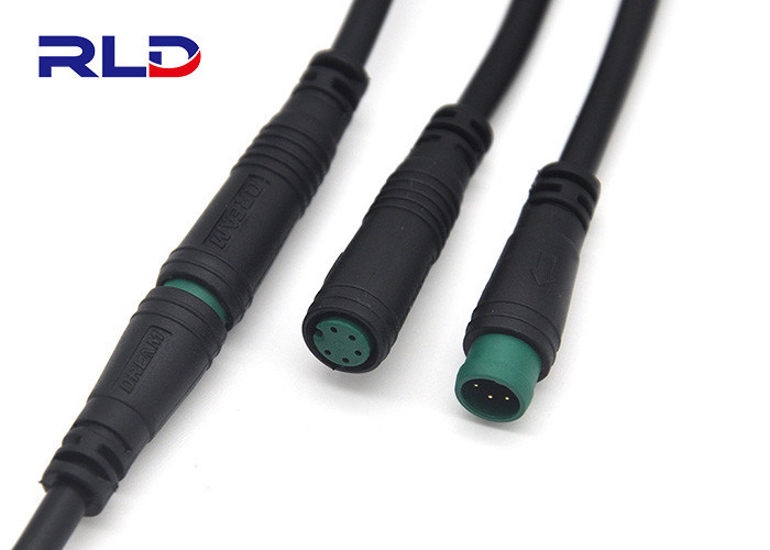 Electric IP65 Wire Connector 4 Pin Waterproof Electric Bike Connectors