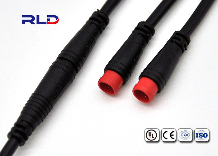 2 Pin 3 Pin 4 Pin M8 Plug Waterproof Cable Connector IP65 For E-Scooter