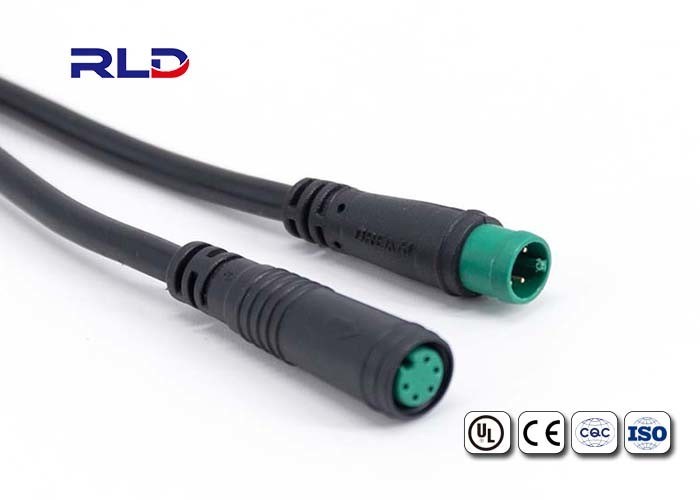 2 3 Pin Plug IP65 Waterproof Connector Male Female Extension Cable