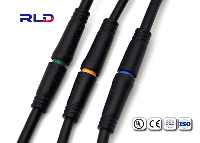 Small Size Ip65 Waterproof Electric Bike Connectors M6 Male Female Connector