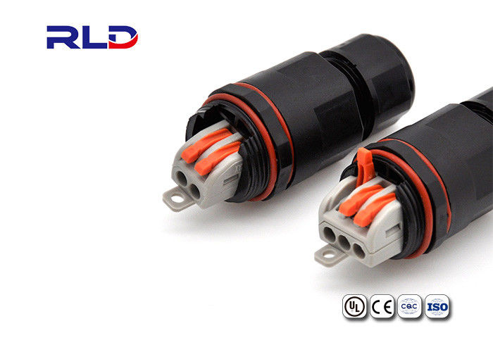 IP68 Wire To Wire 3Pin 2Pin 300VAC Waterproof Led Connectors