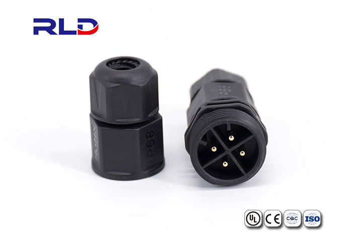 2 3 4 Pin IP68 Male Female Electrical Plug Cable Waterproof Connector