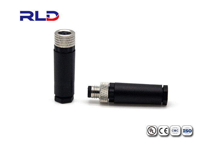 PVC Rubber 2 Pin Waterproof Connector Plug Waterproof IP67 For LED Lamp