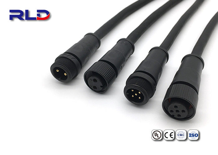 5 Pin  M16 Waterproof Connector 5 Core IP68 Male Female Plug LED Connector