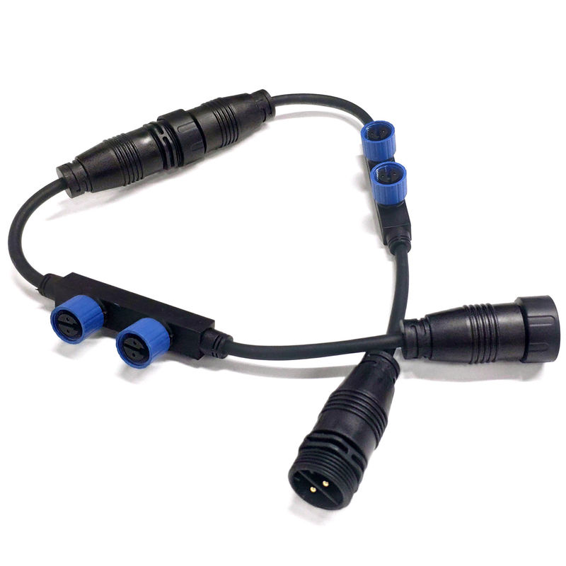 LED Lights Circular F Connectors IP67 Waterproof Plugs 2 Pin 3 Pin