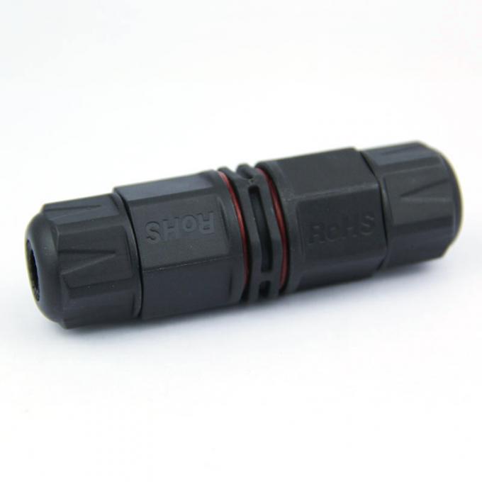 Waterproof Outdoor Lighting Connectors 3 Pin Screw Connector
