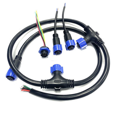 Self Lock Waterproof Wire T Connector , M15 Outdoor Electrical Wire Splice