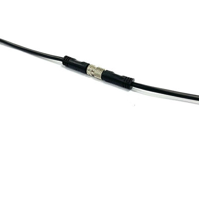 Metal  Mini Screw Waterproof Connector IP68 M8  Wire Nuts Type