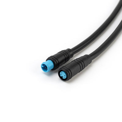 Automotive Black PVC Ebike Cable Connector M6 5 Cores Water Resistant