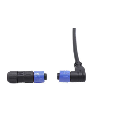 Pluggable Outdoor Electrical Cable Connectors , IP67 2 Way Waterproof Connector