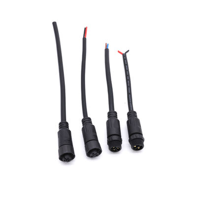 Outdoor Three Core Cable Connector , M16 PA66 Nylon Wire Connector