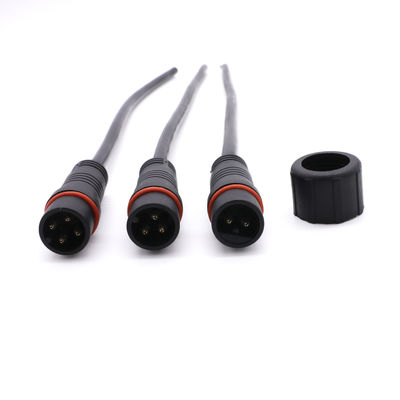 PVC Screw Type Wire Connector , Ip68 2 Pin Connector M18 For LED Strip