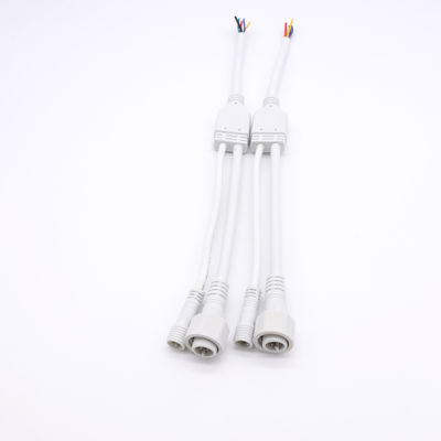 Outdoor LED Light PVC Waterproof Y Shape Connector IP67 Cable Connector