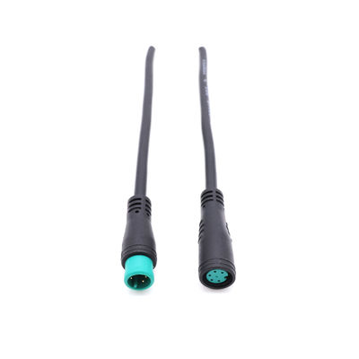 Plastic Waterproof LED Light Connectors , M8 5 Pin Female Connector IP65