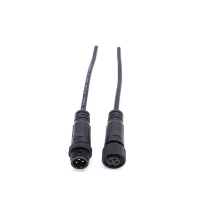Electrical IP68 Waterproof Circular Connectors M12 4 Pin For Cable