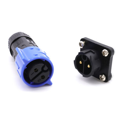 Straight Panel Mount Circular Connector , 3 Pin Panel Mount Connector 18AWG Gauge
