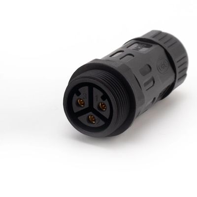 Plastic Waterproof Electrical Cable Connector , 2Pin Underground Wire Connector