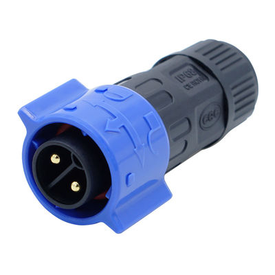 Self Locking Water Resistant Electrical Plugs , 250V  Aviation Cable Connectors