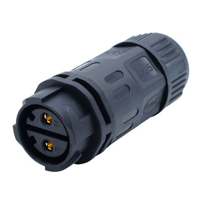 M12 Electronic Waterproof Connector 10A With Self-Locking Plug