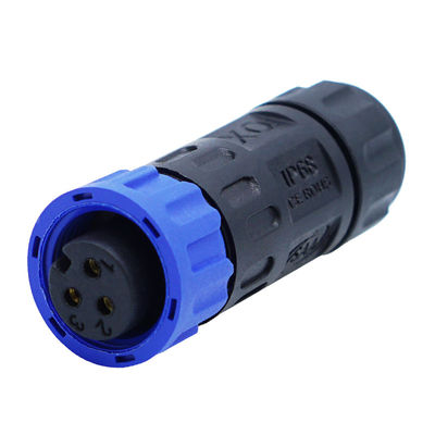 IP67 Nylon M12 Nylon LED Waterproof Cable Connector