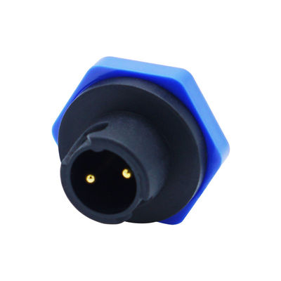 Male M12 Self-locking Panel Mount and Female Plug Waterproof IP67 Connectors