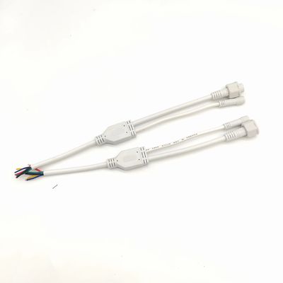 3 Pin Y Splitter Cable - 1 Male To 3 Female Connector 18AWG IP65 Waterproof