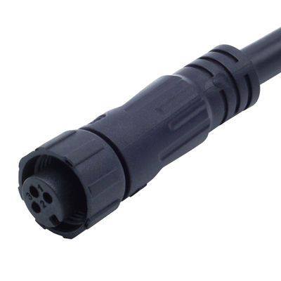 Elbow Female Plug M12 IP68 Waterproof Screw Type Connectors for Outdoor LED Light
