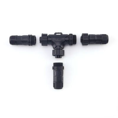 China Factory Screw Type Assemble Connector IP68 M20 Tee Outdoor LED Waterproof Plug