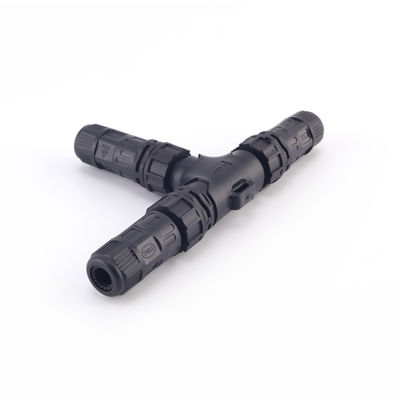 China Factory Screw Type Assemble Connector IP68 M20 Tee Outdoor LED Waterproof Plug