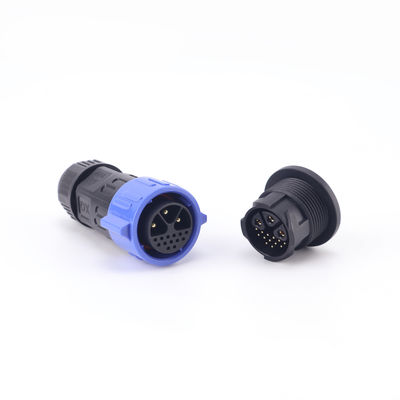 Customized IP67 Push Locking Panel Mount Plug M25 Outdoor LED Loight Waterproof Cable Connectors