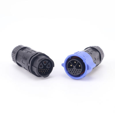 Customized IP67 Push Locking Panel Mount Plug M25 Outdoor LED Loight Waterproof Cable Connectors