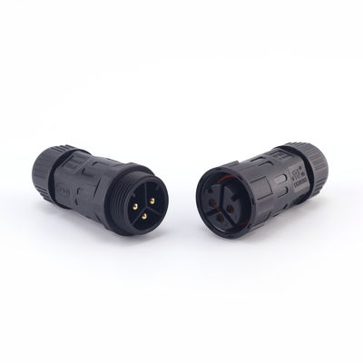 Factory Price IP68 3 Ways M25 Waterproof Panel Mount Connector T Shape Male Female Outdoor Waterproof Cable Connectors