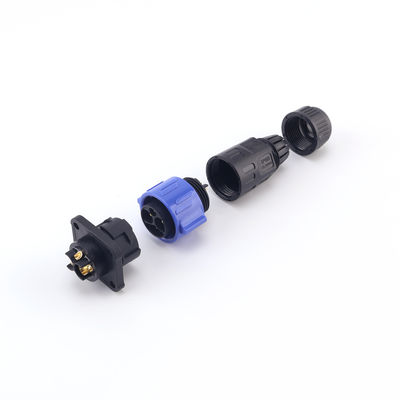 IP67 Panel Mount Plug M25 Self-locking Outdoor LED Light Waterproof Power Connectors